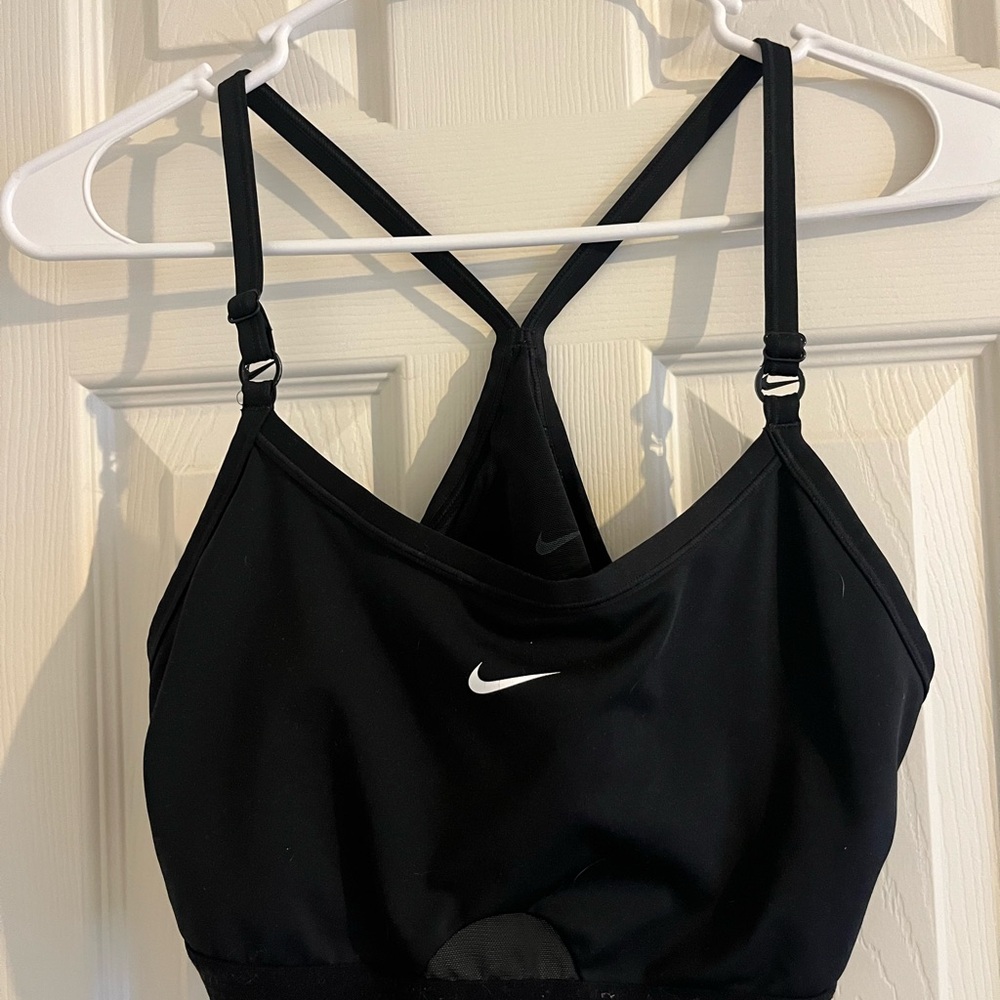 Nike Women's Black Strappy Sports Bra